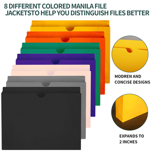 Amaon Trong Kho Áo Khoác Hồ Sơ 2 Inch Bìa Cắt Thẳng Được Gia Cố Bìa Hồ Sơ Mở Rộng Chữ Cái Nặng - Product Image 3