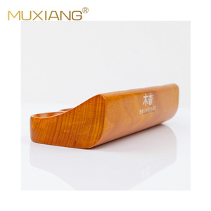 Muxiang Solid Wood Pipe Stand 4 Slots Durable Smoking Pipe Holder - Product Image 4