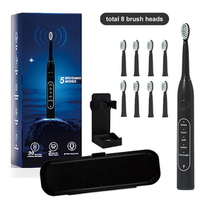 <span class=keywords><strong>Brosse</strong></span> <span class=keywords><strong>à</strong></span> dents électrique très économique, étanche IPX7, 5 modes, pour adultes, avec étui de voyage - Product Image 1