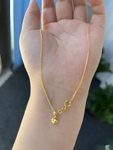 Toptan AU750 (18K altın) lüks Link zinciri yüksek kalite zarif bayanlar zarif işçilik moda çok yönlü - Product Image 3