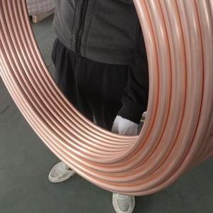 Los fabricantes Tu0 Tu1 Tu2 garantizan la calidad del tubo redondo de cobre puro para bobinas de pancake color rojo. - Product Image 1