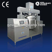 Homogeneizador Emulsionador al Vacío SME-D 100L con Elevación Hidráulica, SUS316L, para Producción en Masa de Cosméticos y Cuidado Corporal