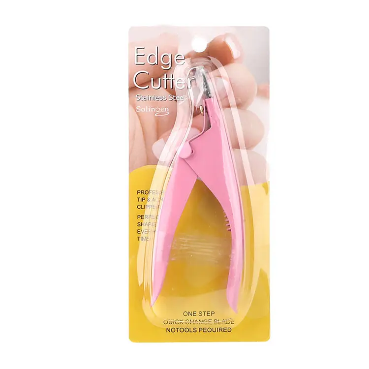 Nail Art Edge Finger Clipper False Tips French Nippers Stainless Steel Cutter Scissors Gel Polish Manicure Tools