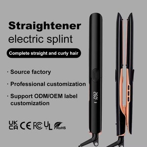 <span class=keywords><strong>Lisseur</strong></span> de cheveux électrique en céramique LED, technologie ionique négative, multifonctionnel, lissage et bouclage pour utilisation sur cheveux secs ou mouillés, usage domestique - Product Image 3