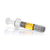 Seringues en verre borosilicate de 1 ml, seringues réutilisables avec embout Luer Lock / Luer Cap