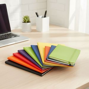 Promotion Promotional Pu A5 White Logo Customized Color Leather <b>Notebook</b> Binding Elastic Strap <b>Notebook</b> With Cover Leather - Product Image 3