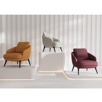 Canapé de bureau modulaire simple en lin et cuir, éco-responsable, avec structure en bois massif, éponge haute densité, design moderne pour la maison, le bureau et le salon