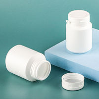 Bouteille en plastique HDPE avec bouchon à clapet, 100-150 ml, vide, pour gélules, vitamines, suppléments, médicaments et produits de santé - Vente en gros