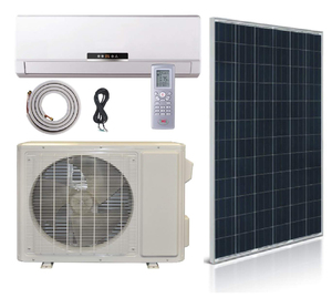 เครื่องปรับอากาศพลังงานแสงอาทิตย์ 9000btu-24000btu ระบบดีซี 48v แบบออฟกริด ไฮบริด ใช้พลังงานแสงอาทิตย์ 100% - Product Image 2