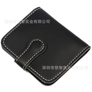 Estuche personalizado para púas de guitarra de cuero PU, bolsa de almacenamiento para púas de ukelele, bolsa de accesorios con clip para púas. - Product Image 5