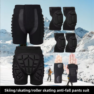 Protections pour les fesses de ski, équipement de protection pour le snowboard, protections internes pour les coudes, genouillères et shorts de protection des hanches pour le patinage sur glace - Product Image 5