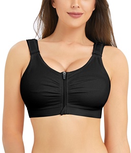 Logo personnalisé femmes fermeture avant correcteur de Posture gilet Compression chirurgie <span class=keywords><strong>post</strong></span>-opératoire haut <span class=keywords><strong>augmentation</strong></span> <span class=keywords><strong>mammaire</strong></span> Shapewear <span class=keywords><strong>soutien</strong></span>-<span class=keywords><strong>gorge</strong></span> - Product Image 1