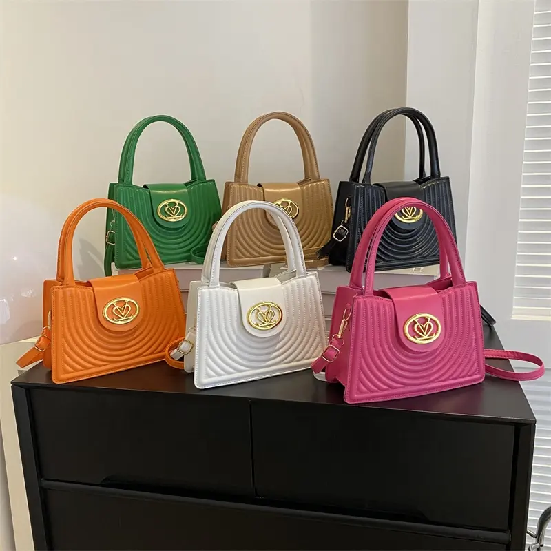 Satchel Females Women's Fashion Leather Messenger Hand Bags with Logo Lady Summer Shoulder Sling Purses and Handbags for Women