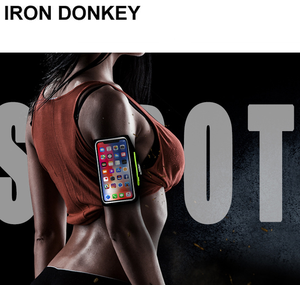 IRONDONKEY户外运动臂包适用于iPhone 6/<span class=keywords><strong>7</strong></span>/8 plus健身和移动保护套跑步登山骑行野营徒步旅行 - Product Image 2