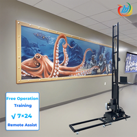 3D Vertical UV tinta pared/vidrio/madera/cerámica/metal pintores pulverización impresión máquinas de pintura