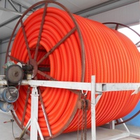 Großhandel HDPE COD 3-Wege-Wellrohr für Glasfaserkabel |   Hochdruck-Untergrund-Glasfaserkabel-Schutz Flexibler 3-Kanal-Kabelkanal