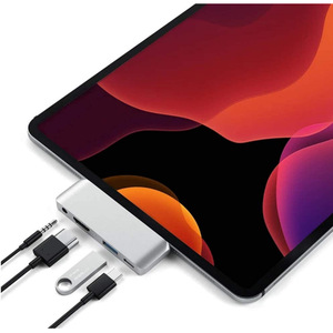 Hub 4 en 1 type c + USB3.0 + type c + adaptateur de station audio jack 3.5mm pour nouvel ipad surface <span class=keywords><strong>google</strong></span> Lumia samsung - Product Image 4