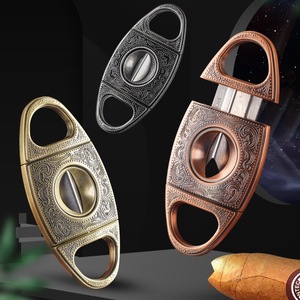Cortador de Cigarros JOFI de Acero Inoxidable con Cuchilla en Forma de V, Portátil, de Aleación de Zinc, Forma Personalizada para Accesorios de Fumadores - Product Image 3
