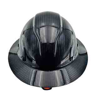 하이 퀄리티 공장 제조업체 실제 탄소 섬유 소재 경량 안전 헬멧 작업자를위한 하드 모자 - Product Image 3