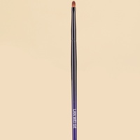 Pinceau correcteur plat simple pour le visage – Pinceau de maquillage pour les cernes et les imperfections sous les yeux – Outil cosmétique portable