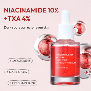 Điểm tối Glow Glass sản phẩm da Hàn Quốc chăm sóc da mặt Huyết thanh làm trắng txa 4% + niacinamide10 % huyết thanh axit Tranexamic - Product Image 4