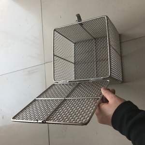 חוט נירוסטה סל כבל מגש תיל stackable רשת כלי נגינה תיל קולי רשת סל קולי - Product Image 3