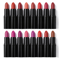 Rouge à lèvres végétalien de luxe personnalisé avec logo, fini mat, formule hydratante non desséchante, vente en gros, longue tenue, résistant à l'eau, OEM ODM