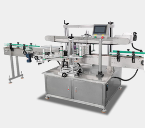 Máquina de etiquetado de latas de esmalte de uñas de barril grande completamente automática, cabezal de doble etiqueta hecho a medida para botellas de Metal y vidrio - Product Image 3