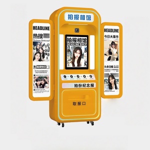 Photomaton libre-service haut de gamme pour l'industrie du mariage <span class=keywords><strong>avec</strong></span> conception d'album et caractéristiques d'impression de livre d'or - Product Image 1