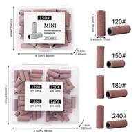 Nouvelle version améliorée de l'anneau de ponçage miniature sans soudure de 3 mm pour le polissage des ongles et l'élimination des peaux mortes, utilisation universelle