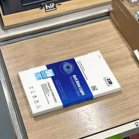 Boîte en papier rigide recyclable avec impression de logo personnalisé pour protecteur d'écran en verre trempé, emballage pour l'électronique grand public et les appareils photo
