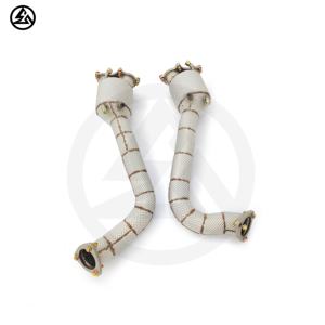 Porsche <span class=keywords><strong>718</strong></span> GT4/Spyder/<span class=keywords><strong>GTS</strong></span> 4.0L <span class=keywords><strong>2020</strong></span>- Tuyaux de liaison d'échappement sur l'essieu, collecteurs sportifs catalytiques - Product Image 2