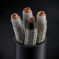 Câble industriel étanche pour installation souterraine 4 AWG 0,6-1 kV, isolé EPR, blindé individuellement, gaine CSM, tresse de cuivre étamé, pour utilisation sous-marine