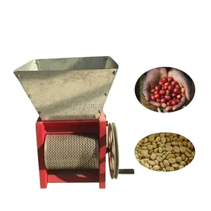 Pelador de granos de café fresco Manual barato de venta directa de fábrica/máquina peladora de granos de café pequeña eléctrica comercial