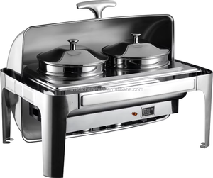 7Qt a 11 QT Calentador de sopa de acero inoxidable Sopera con marco - Product Image 4