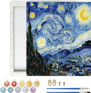 Decorazione Della Parete Fai da Te Vernice per Bambini di Età Della Tela di Canapa Pittura Dai Numeri, Pittura a Olio per La Decorazione Domestica - Product Image 1