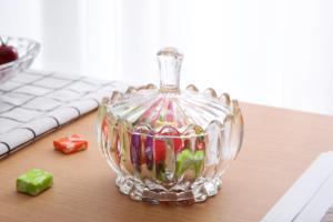 Bol à sucre très vendu, bon marché, de haute qualité, en verre sodocalcique, pot à bonbons - Product Image 3