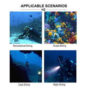 Linterna de Buceo Profesional Asafee DT40, LED SST40, Potente, 2000 Lúmenes, <span class=keywords><strong>Foco</strong></span> Subacuático, Impermeable, Linterna de Buceo - Product Image 6