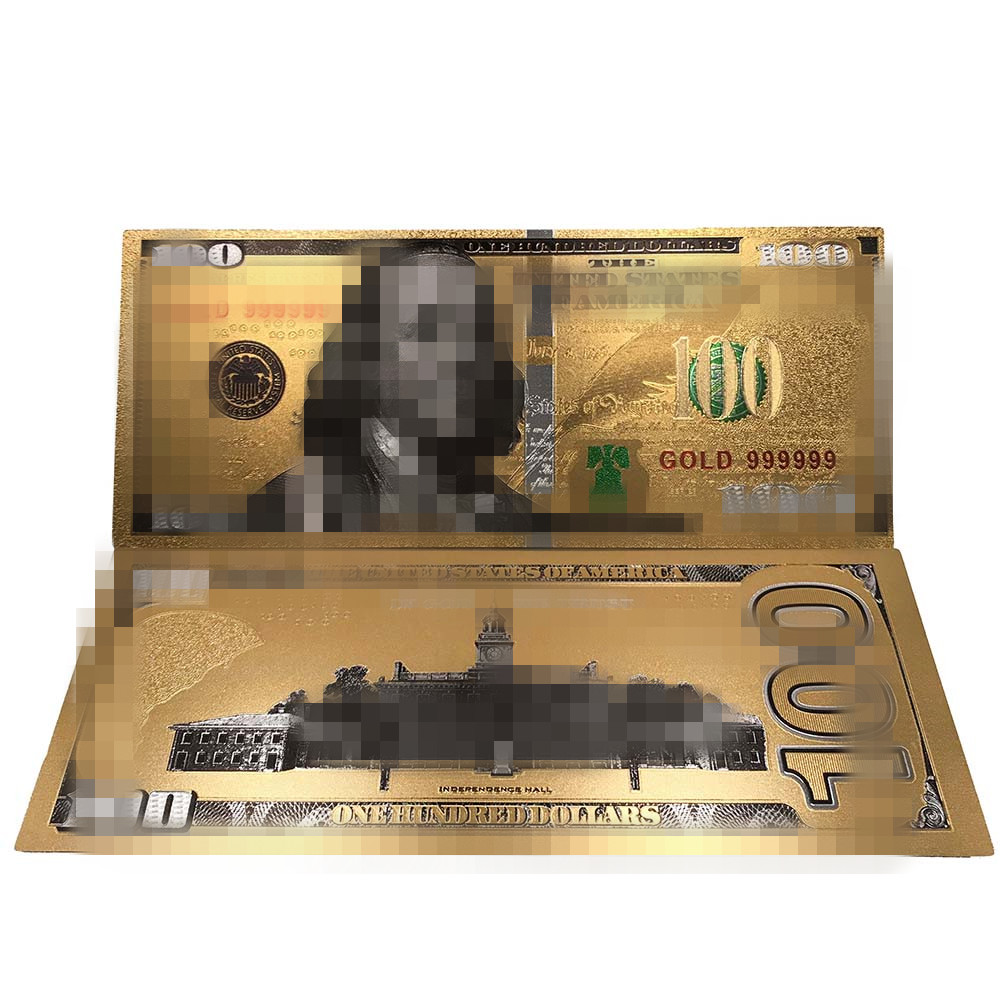 The Bitcoin Dollar Jesus Christ Image In One Hundred Dollars 24k Gold  Plated Bill Collectible Banknotes For Decoration | Best Glowing Party  Supplies 100 Dollar Gold Certificate