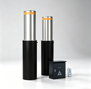 Columna de elevación automática eléctrica Zhanjiang con control remoto, bolardos telescópicos retráctiles automáticos - Product Image 1