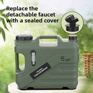 <span class=keywords><strong>Réservoir</strong></span> d'<span class=keywords><strong>eau</strong></span> portable de 19 L pour l'extérieur, conteneur d'<span class=keywords><strong>eau</strong></span> en PE pour le <span class=keywords><strong>camping</strong></span> avec poignée, idéal pour la randonnée, les <span class=keywords><strong>camping</strong></span>-cars, les voyages et les situations d'urgence - Product Image 3