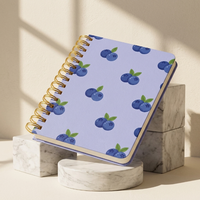 Planificateur inspirant personnalisé quotidien, hebdomadaire, mensuel, reliure spirale, carnet de poche