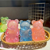 HARDWORK Mignons jouets à pincer en forme d'ours en TPR, jouets sensoriels anti-stress en forme d'ours bonbon de dessin animé, pour 14 ans et plus