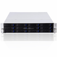 Chassis Server Rak-Mounted ATX 2U OEM dengan 12 Bay Hot-Swappable dan Kipas, Tersedia untuk NAS & Solusi Penyimpanan