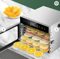 Touchscreen Versie 6-laags Gedroogd Fruit Machine Intelligente 6-laags Voedsel Dehydrator Fruit Droger