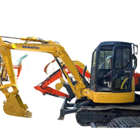 Komatsu japonais pc40 mini excavateur utilisé 4 tonnes pc 40 bagger pc40mr excavadora prix bon marché