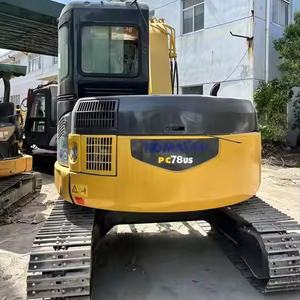 Venta superior 7,8 toneladas usadas Komatsu PC78US japonés de segunda mano Mini Excavadora hidráulica de orugas precio atractivo para la venta - Product Image 1