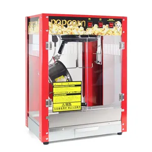 Fábrica Pop Corn Making Machine Comercial 8Oz Pipoca Máquina caramelo pipoca que faz a máquina