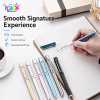 Stylo métallique rétractable finition mate personnalisé KAIX pour cadeaux d'entreprise avec livraison rapide en gros et faible MOQ