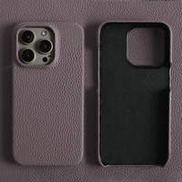 Étui de luxe personnalisable pour 16 Pro Max, série Elite, en cuir pleine fleur véritable, magnétique, anti-traces de doigts